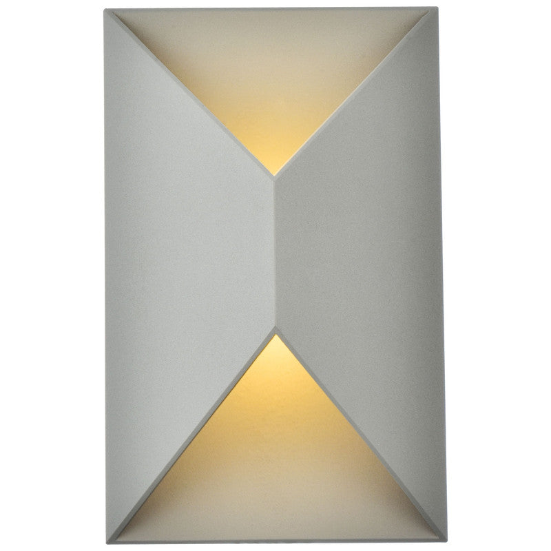 Elegant Lighting Raine 7" LED Outdoor Wall Sconce - LDOD4022