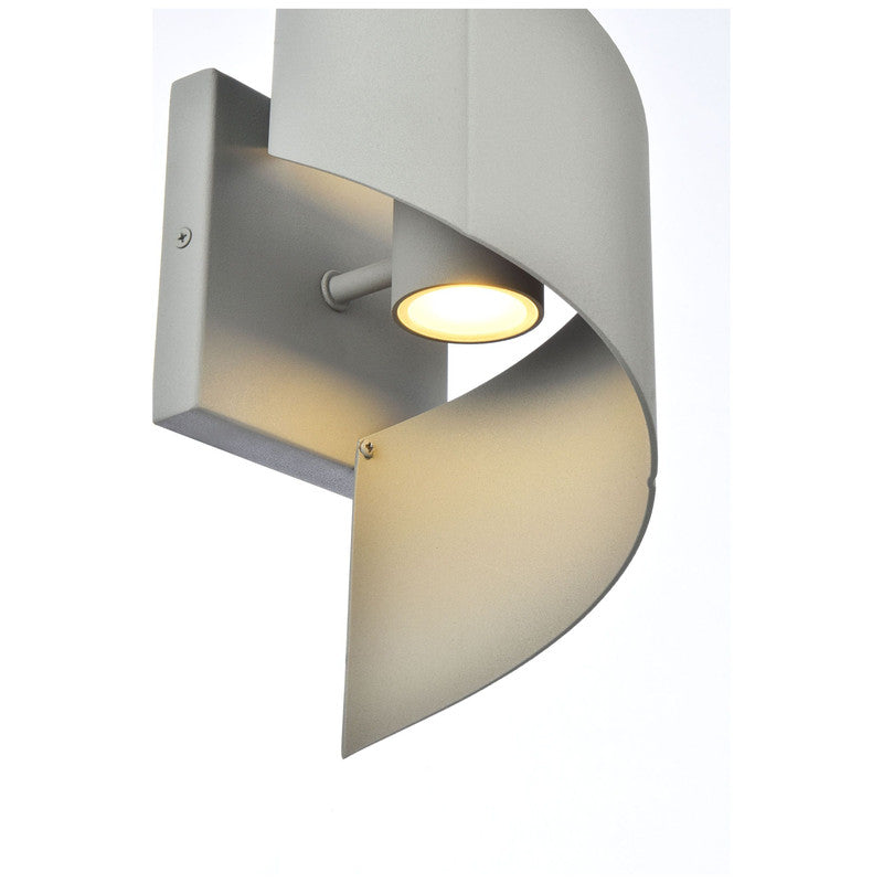 Elegant Lighting Raine 6" LED Outdoor Wall Sconce - LDOD4034