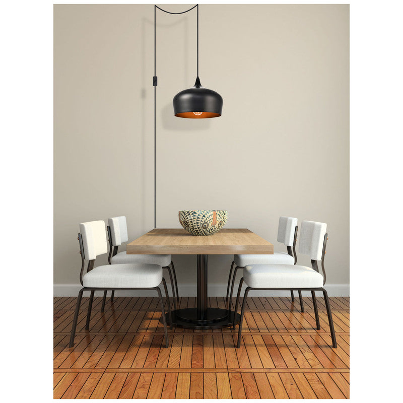 Elegant Lighting Nora 1 Light 12" Pendant