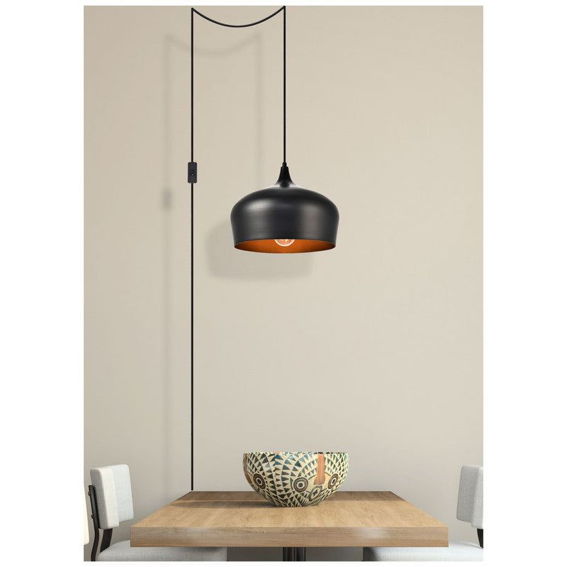 Elegant Lighting Nora 1 Light 12" Pendant
