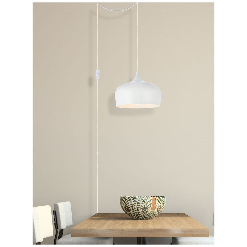 Elegant Lighting Nora 1 Light 12" Pendant