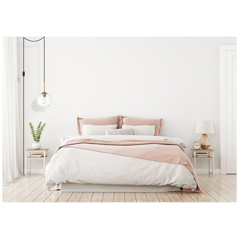 Elegant Lighting Baxter 1 Light 8" Pendant