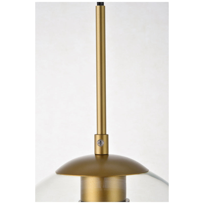 Elegant Lighting Baxter 1 Light 8" Pendant