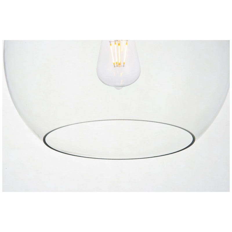 Elegant Lighting Baxter 1 Light 10" Pendant