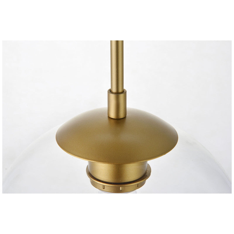 Elegant Lighting Baxter 1 Light 10" Pendant