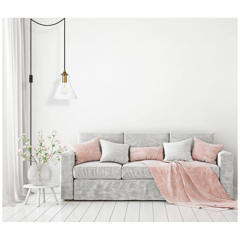 Elegant Lighting Destry 1 Light 8" Pendant