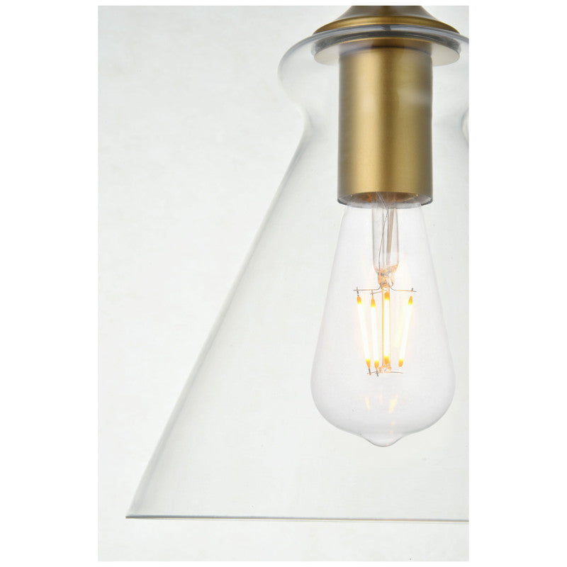 Elegant Lighting Destry 1 Light 8" Pendant