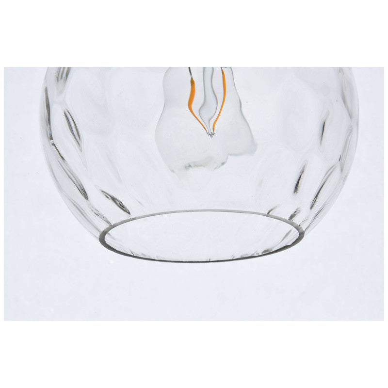 Elegant Lighting Cashel 1 Light Plug-In Pendant