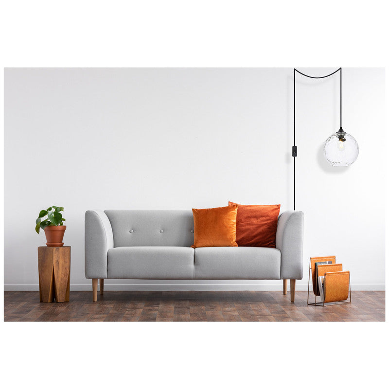 Elegant Lighting Cashel 1 Light Plug-In Pendant