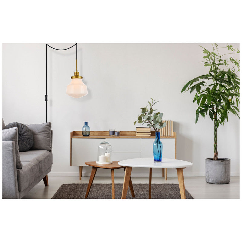 Lye 1 Light 8" Pendant