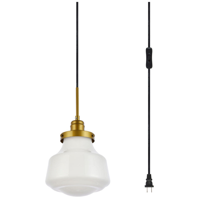 Lye 1 Light 8" Pendant