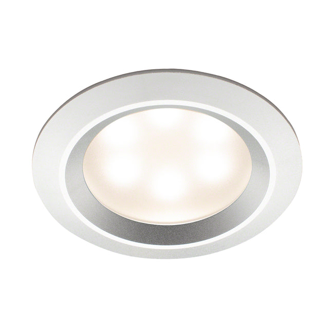 Recessed LED light in Polished Aluminum