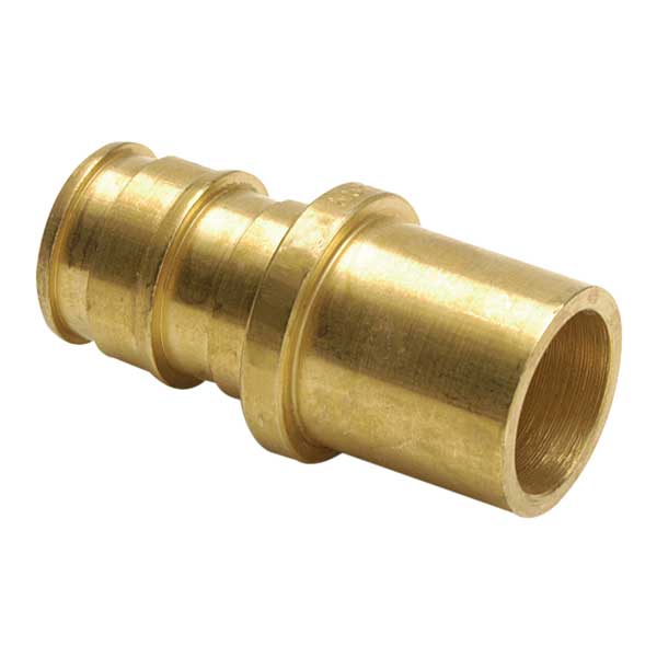 LF4501515 - ProPEX LF Brass Fitting Adapter, 1 1/2" PEX x 1 1/2" Copper