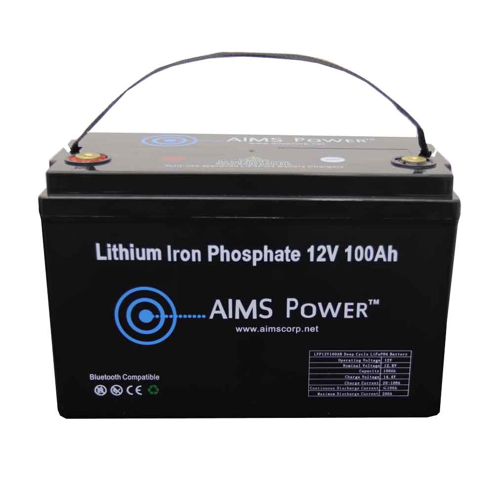 LFP12V100B - Lithium Battery 12V 100Ah LiFePO4 Lithium Iron Phosphate with Bluetooth Moni