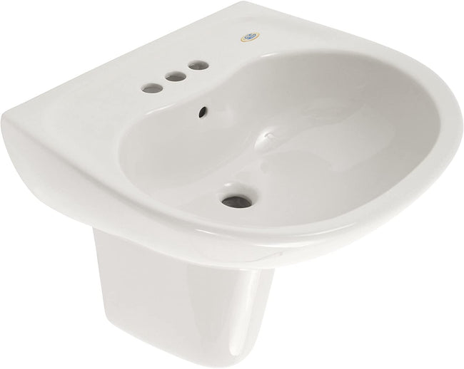 Toto LHT241.4G#01 - Supreme Lavatory and Shroud with 4-Inch Centers- Cotton White