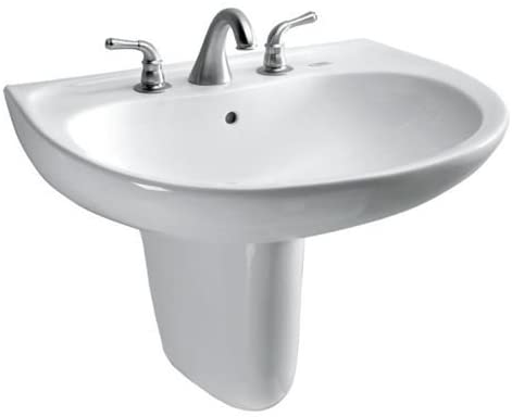 Toto LHT241.4G#01 - Supreme Lavatory and Shroud with 4-Inch Centers- Cotton White