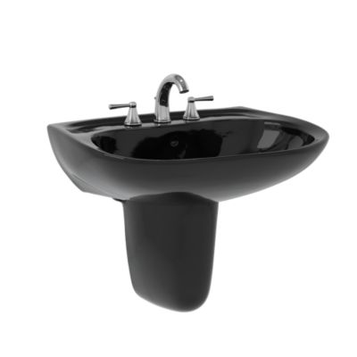 Toto LHT242#51 - Prominence 26" Wall Mounted Bathroom Sink with Single Faucet Hole Drilled and Overf