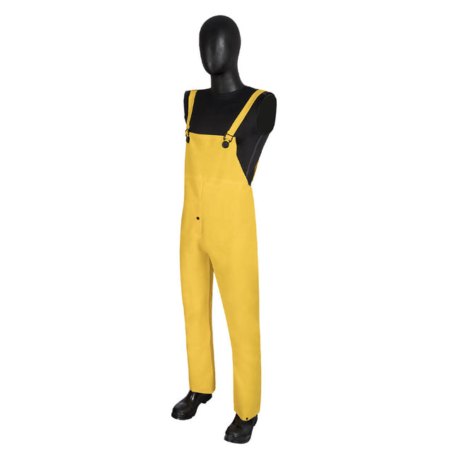 1320  - Durawear 3 Piece PVC / Polyester Yellow Rainsuit