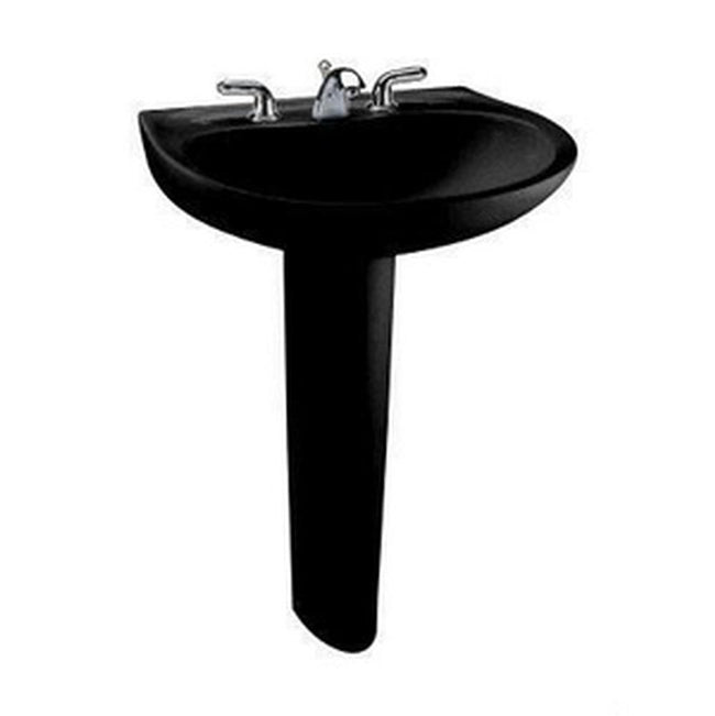 Toto LPT241.4#51 - Supreme 22-7/8" Pedestal Bathroom Sink with 3 Faucet Holes Drilled,4" Faucet cent