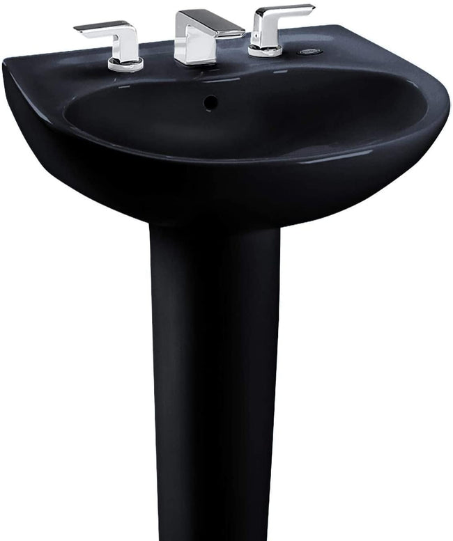 Toto LPT241#51 - Supreme 22-7/8" Pedestal Bathroom Sink with Single Faucet Hole Drilled and Overflow