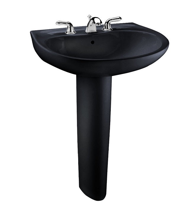 Toto LPT242#51 - Prominence 26" Pedestal Bathroom Sink with Single Faucet Hole Drilled and Overflow-
