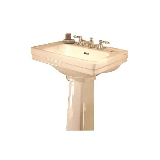 Toto LPT532N#03 - Promenade 24" Pedestal Bathroom Sink with Single Faucet Hole Drilled and Overflow-