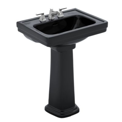 Toto LPT532N#51 - Promenade 24" Pedestal Bathroom Sink with Single Faucet Hole Drilled and Overflow-