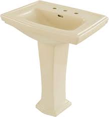 Toto LPT780#03 - Clayton 27" Pedestal Bathroom Sink with Single Faucet Hole Drilled and Overflow- BO