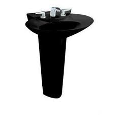 Toto LPT908.4N#51 - Pacifica 25-5/8" Pedestal Bathroom Sink with 3 Faucet Holes Drilled and 4" fauce