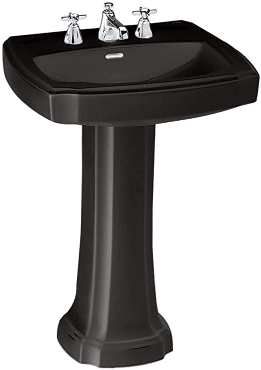 Toto LPT970#51 - Guinevere 27-1/8" Pedestal Bathroom Sink with Single Faucet Hole Drilled and Overfl
