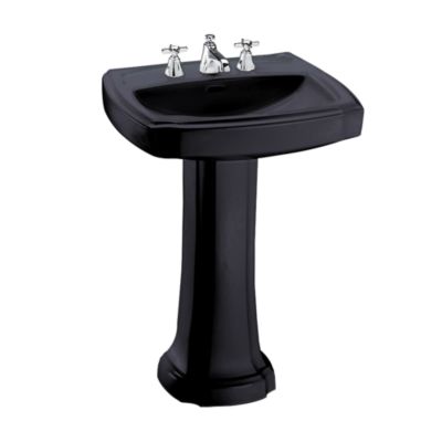 Toto LPT972#51 - Guinevere 24-3/8" Pedestal Bathroom Sink with Single Faucet Hole Drilled and Overfl