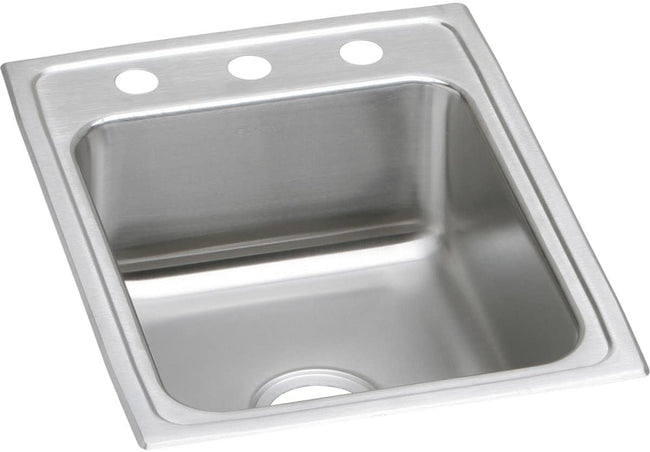 Elkay LR17223 - 18 Gauge Stainless Steel 17" x 22" x 7.625" Single Bowl Drop-in Kitchen Sink