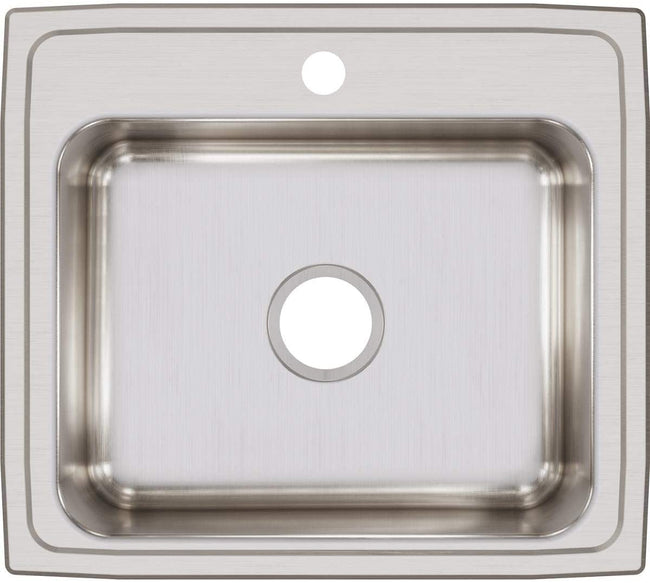 Elkay LR22191 - 18 Gauge Stainless Steel 22" x 19.5" x 7.625" Single Bowl Drop-in Kitchen Sink