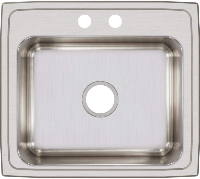 Elkay LR22192 - 18 Gauge Stainless Steel 22" x 19.5" x 7.625" Single Bowl Drop-in Kitchen Sink