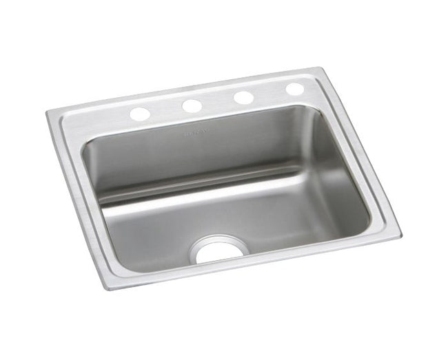 Elkay LR22194 - 18 Gauge Stainless Steel 22" x 19.5" x 7.625" Single Bowl Drop-in Kitchen Sink