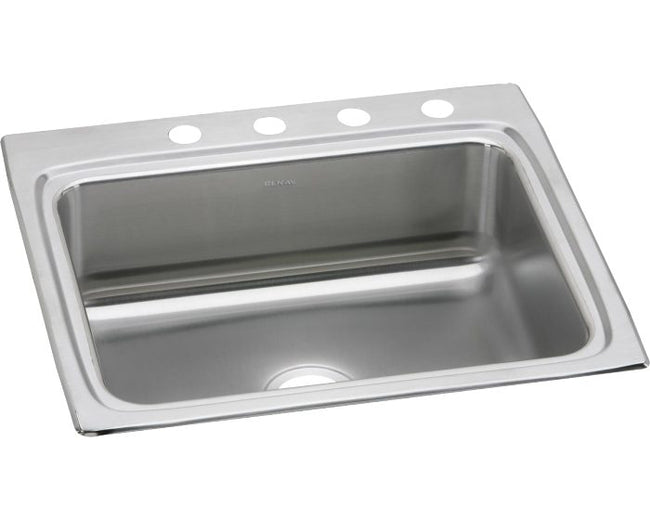 Elkay LR25224 - 18 Gauge Stainless Steel 25" x 22" x 8.125" Single Bowl Drop-in Kitchen Sink
