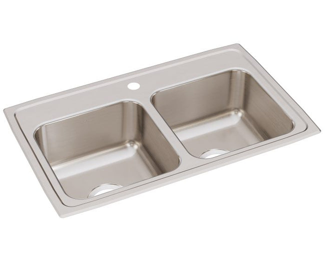 Elkay LR29181 - 18 Gauge Stainless Steel 29" x 18" x 7.625" Double Bowl Drop-in Kitchen Sink
