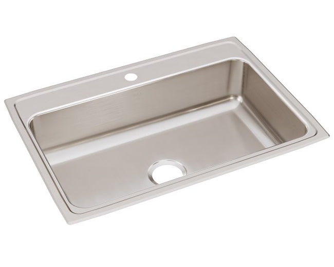Elkay LR31221 - 18 Gauge Stainless Steel 31" x 22" x 7.625" Single Bowl Drop-in Kitchen Sink