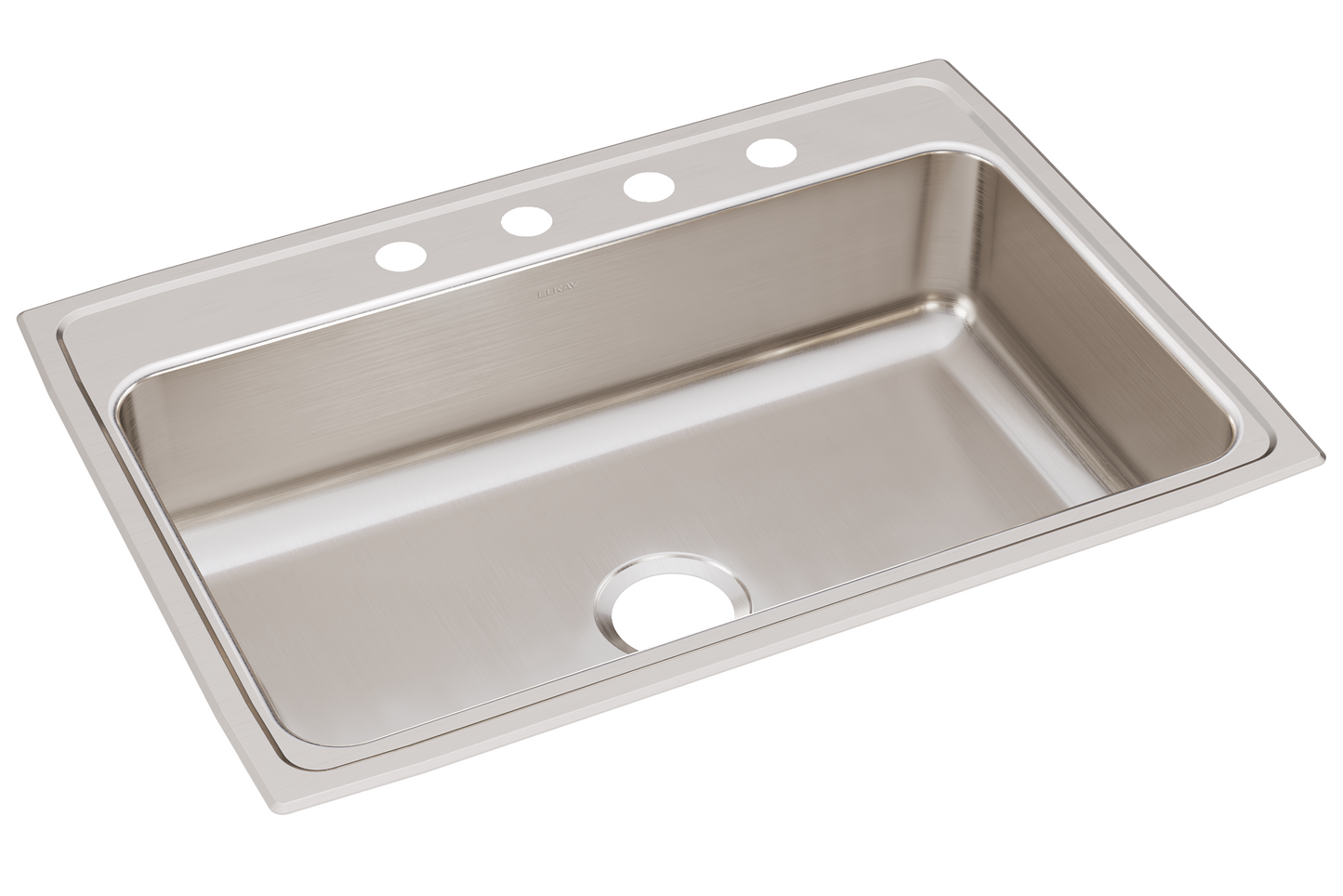 Elkay LR31224 - Elkay Lustertone Classic Stainless Steel 31" x 22" x 7-5/8", Single Bowl Drop-in Sin