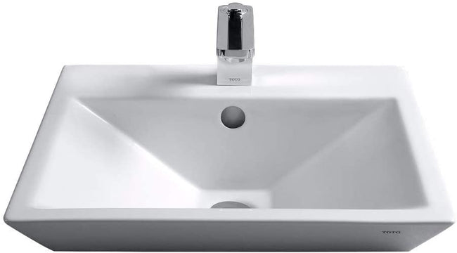 Toto LT172G#01 - Kiwami Renesse Design II Vessel Lavatory with SanaGloss- Cotton