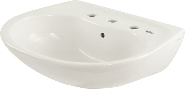 Toto LT241.8G#01 - Supreme 8" CTR CT Lavatory Inch Widespread- Cotton White