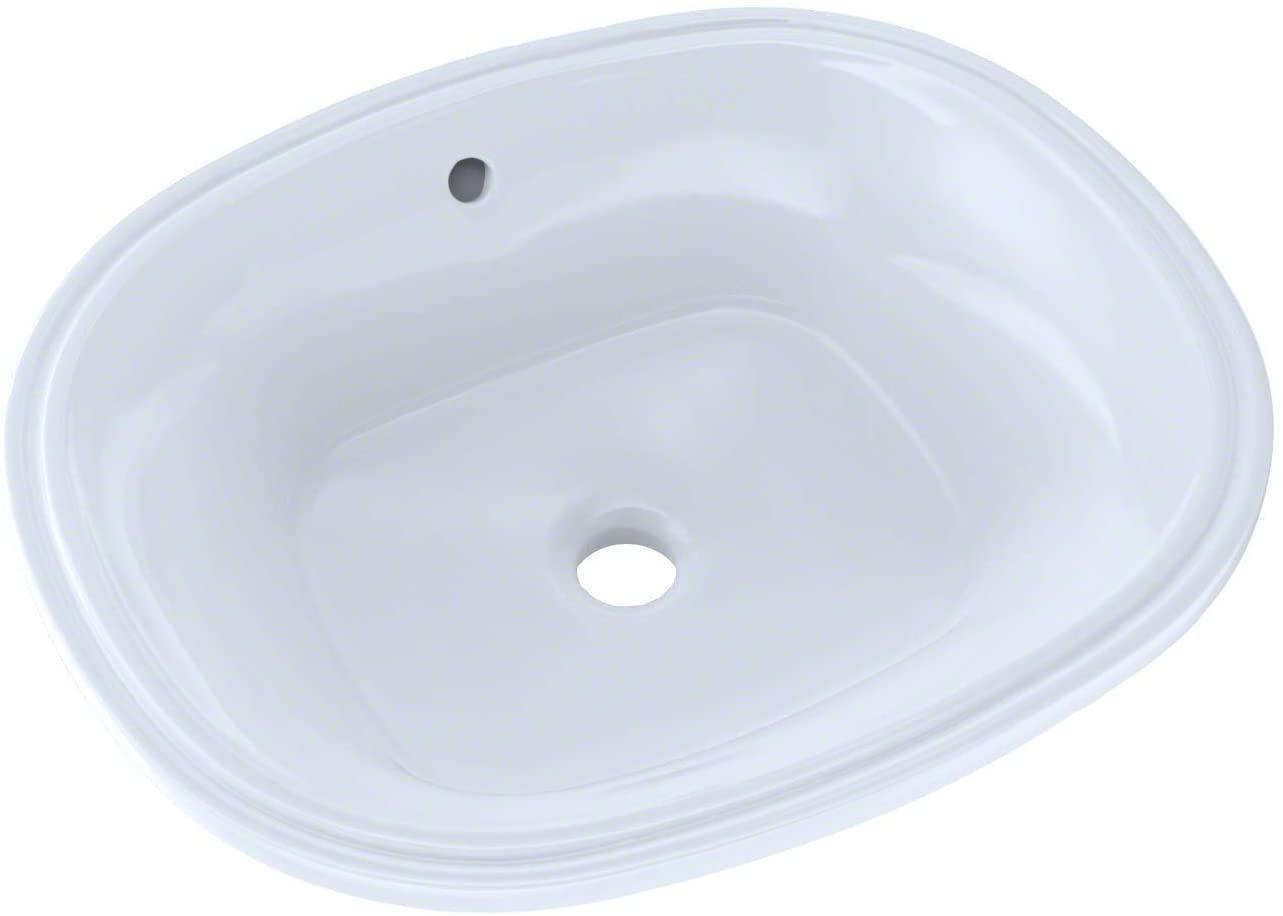 Toto LT483G#01 - Maris 17-5/8-Inch by 14-9/16-Inch Undercounter Lavatory Sink with SanaGloss- Cotton