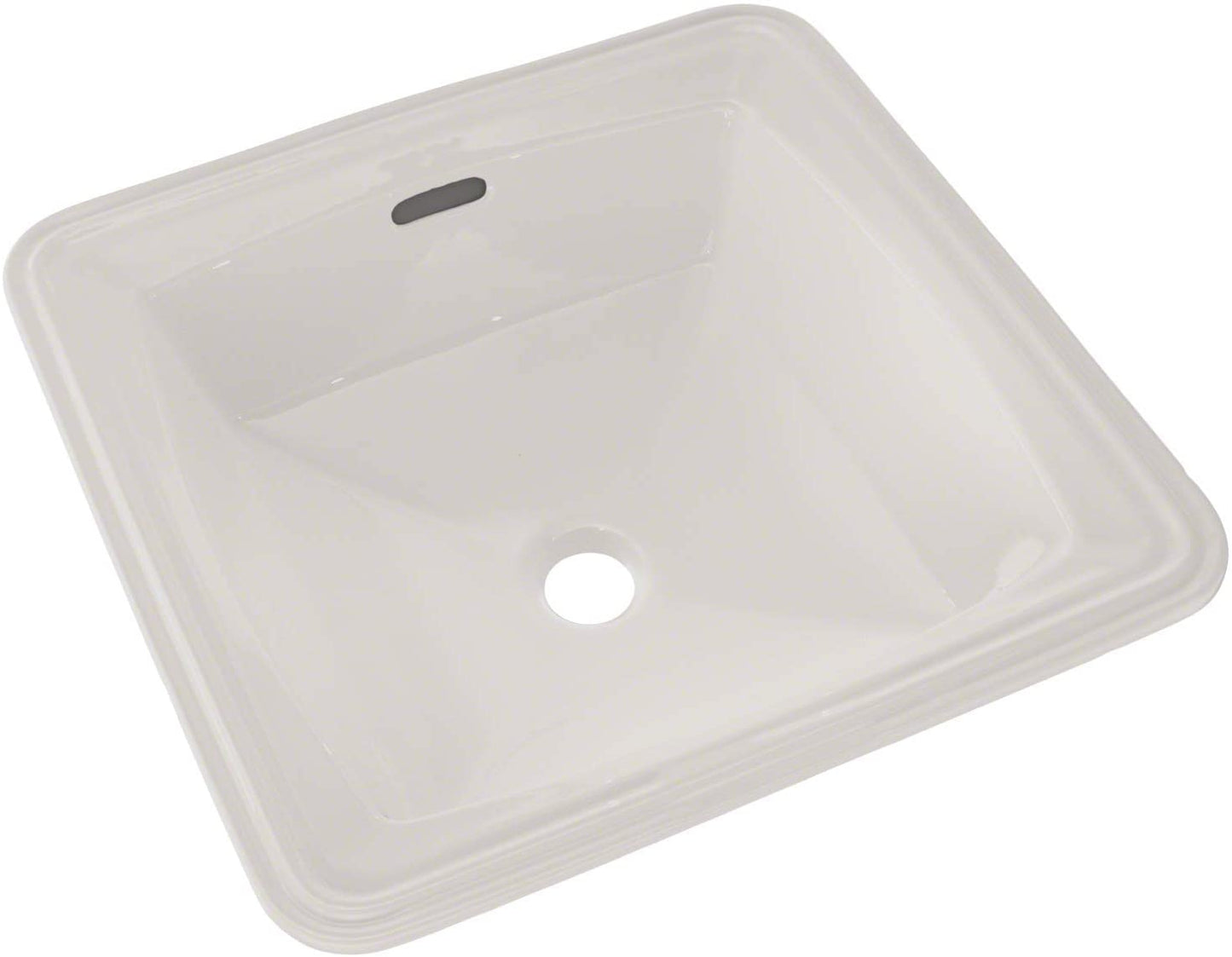 Toto LT491G#01 - Connelly Vitreous China Undermount Square Bathroom Sink, 17'' L x 17'' W x 7.5'' H-