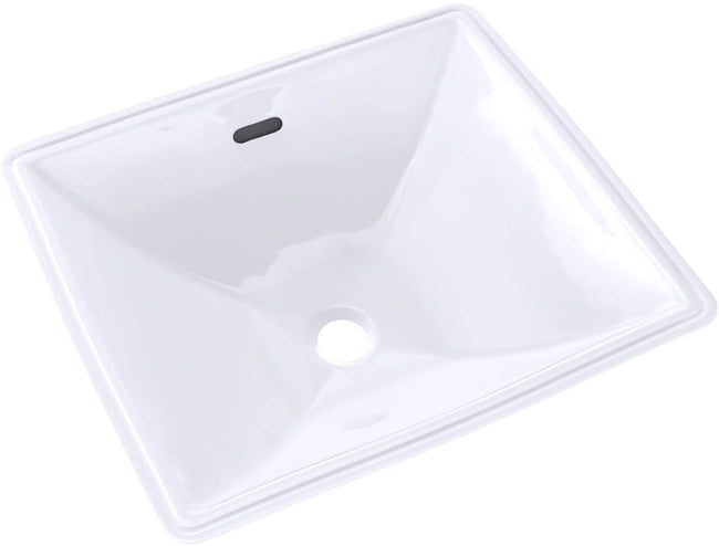 Toto LT624G#01 - Legato 17" Undermount Bathroom Sink with Overflow and CeFiONtect Ceramic Glaze- Cot