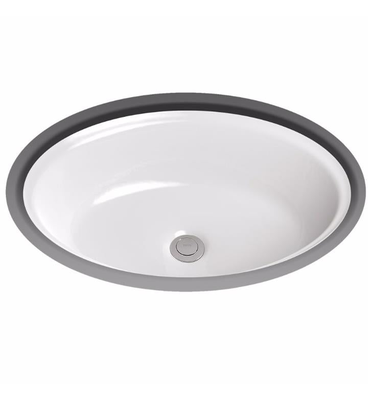 Toto LT643#11 - Dartmouth 19 1/4" Vitreous China Oval Undercounter Lavatory Sink- Colonial White
