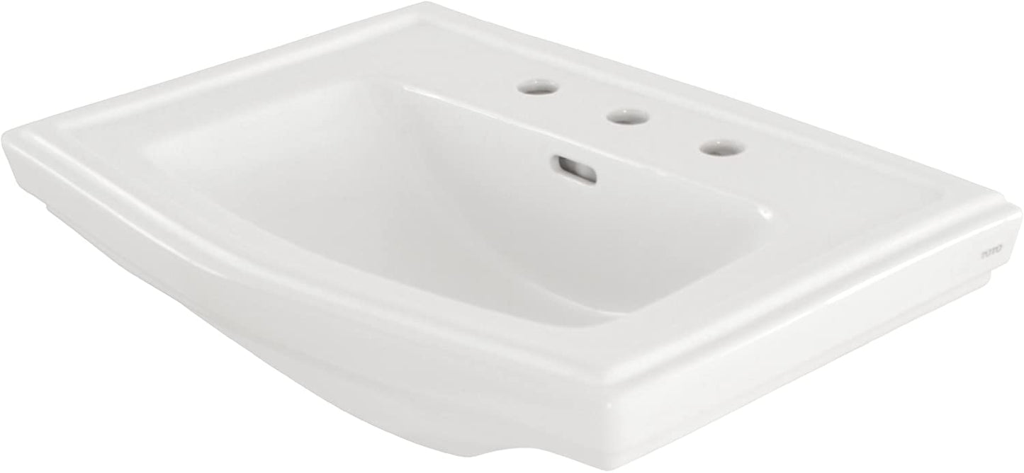 Toto LT780.8#01 - Clayton 8" CTR TRAD Lavatory Inch Widespread- Cotton White