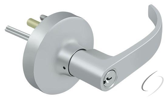 LTED60LST-26D Curved Lever Trim For Exit Device 60 Storeroom Function; Satin Chrome Finish