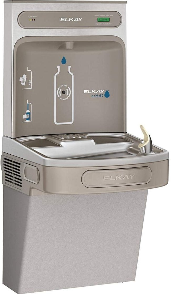 Elkay LZS8WSLK - Elkay LZS8WSLK EZH2O Bottle Filling Station with Single ADA Cooler, Filtered, 8 GPH