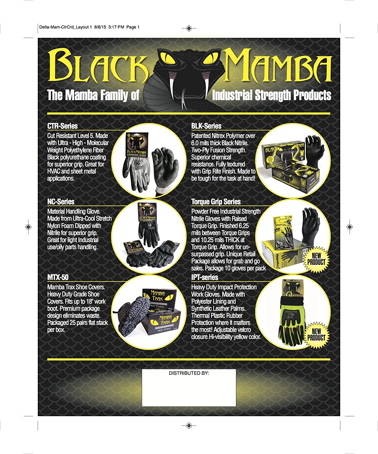 Black Mamba Super Strong Nitrile 100 Glove BOX – SupplyStop.com