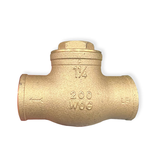 521LF - Lead Free Brass Swing Check Valve - 200 WOG - Sweat